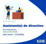 CHARGÉ(E) D’ACCUEIL ET ASSISTANT(E) DE DIRECTION –... company logo