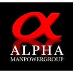 Alpha Man power company logo